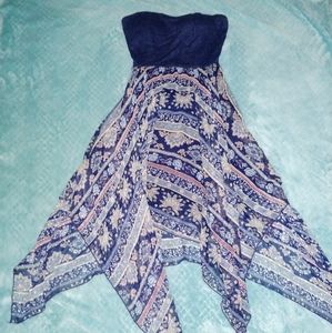 Almost Famous Strapless Dress